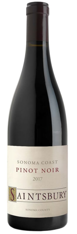 Saintsbury Sonoma Coast Pinot Noir 2017 Front Bottle Shot