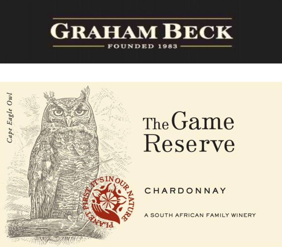 Graham Beck The Game Reserve Chardonnay 2012 Front Label