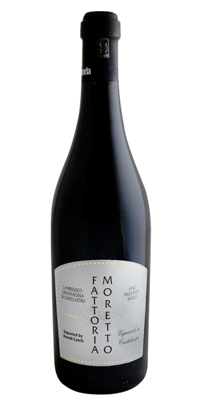 Fattoria Moretto Lambrusco Grasparossa di Castelvetro Secco 2023 Front Bottle Shot