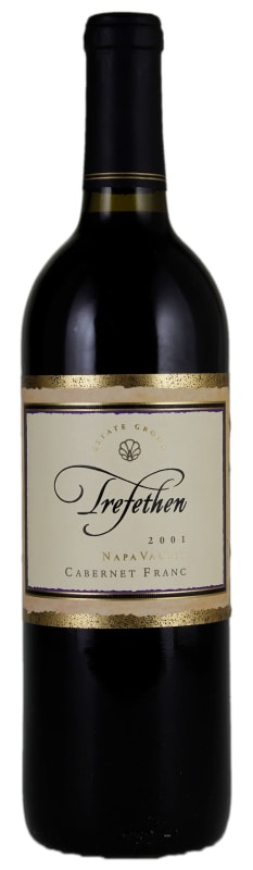 Trefethen Cabernet Franc 2001 Front Bottle Shot