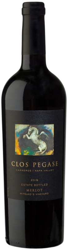Clos Pegase Mitsuko's Vineyard Merlot 2015 Front Bottle Shot
