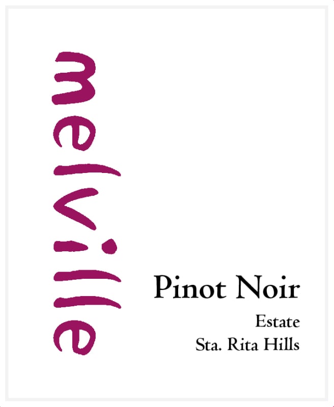 Melville Sta. Rita Hills Estate Pinot Noir (375ML half-bottle) 2024 Front Label
