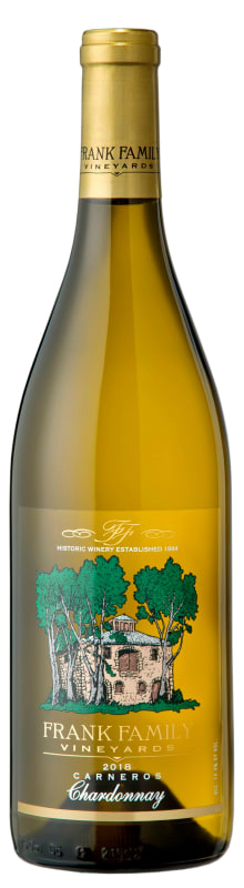 Frank Family Vineyards Chardonnay (375ML half-bottle) 2018 Front Bottle Shot
