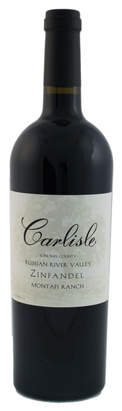 Carlisle Montafi Ranch Zinfandel 2016 Front Bottle Shot