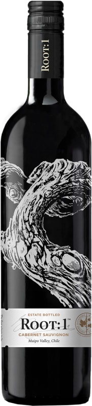 Root:1 Estate Cabernet Sauvignon 2023 Front Bottle Shot