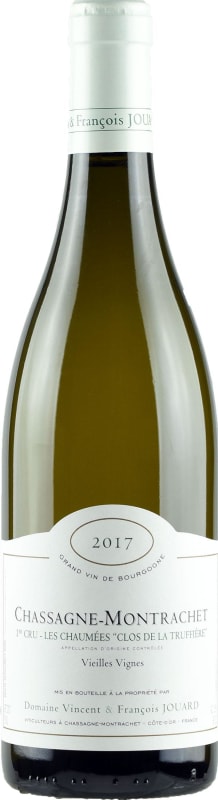 Domaine Jouard Chassagne-Montrachet Chaumees Clos de la Truffiere Premier Cru 2017 Front Bottle Shot