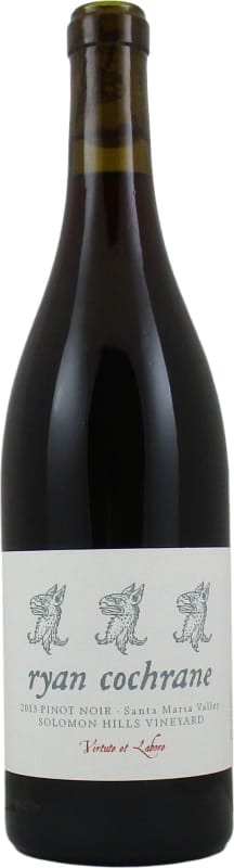 Ryan Cochrane Solomon Hills Vineyard Pinot Noir 2012 Front Bottle Shot