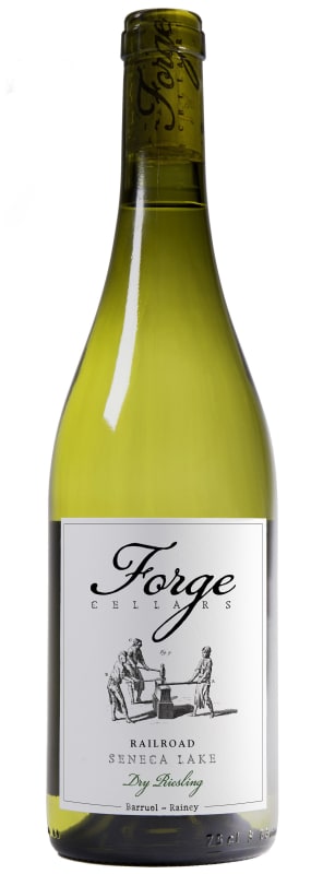 Forge Cellars Railroad Vineyard Dry Riesling 2022 Front Bottle Shot