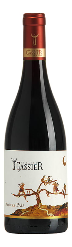 Domaine Gassier Costieres de Nimes Nostre Pais Red 2017 Front Bottle Shot