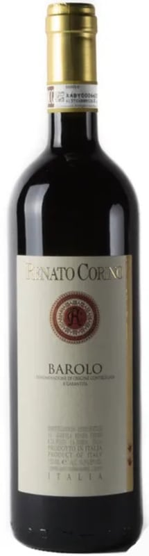 Renato Corino Barolo 2018 Front Bottle Shot