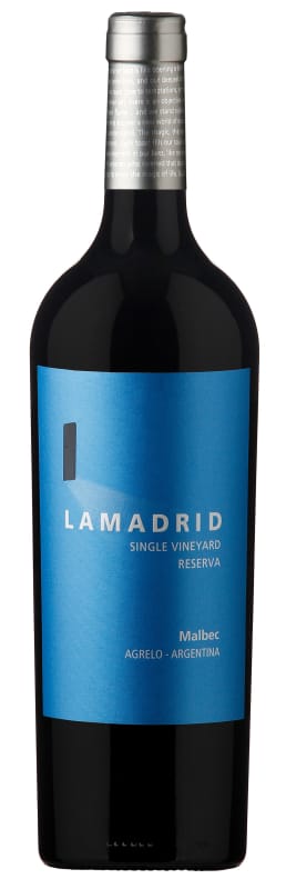 Lamadrid Single Vineyard Malbec Reserva 2020 Front Bottle Shot