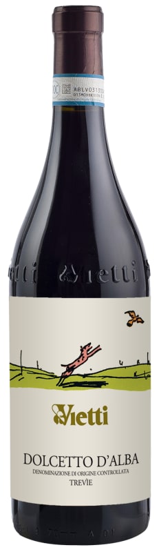 Vietti Dolcetto d'Alba Trevie 2024 Front Bottle Shot