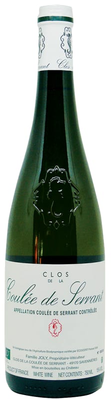 Famille Joly Savennieres Clos de la Coulee de Serrant 2022 Front Bottle Shot
