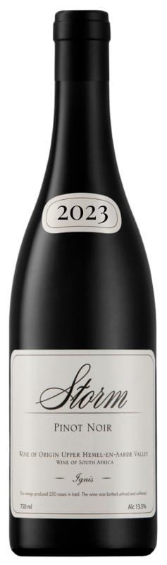 Storm Ignis Pinot Noir 2023 Front Bottle Shot