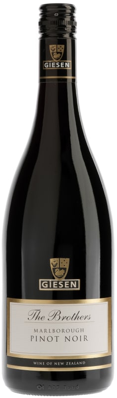 Giesen The Brothers Pinot Noir 2015 Front Bottle Shot