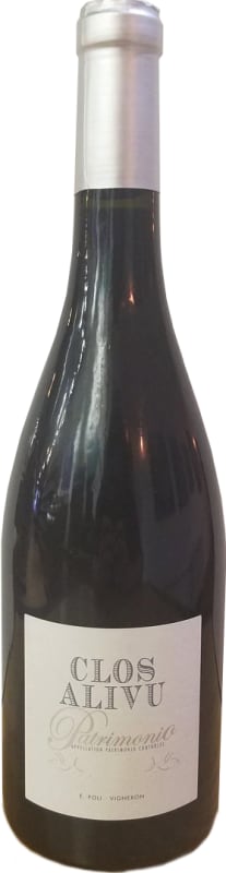 Clos Alivu Rouge 2016 Front Bottle Shot