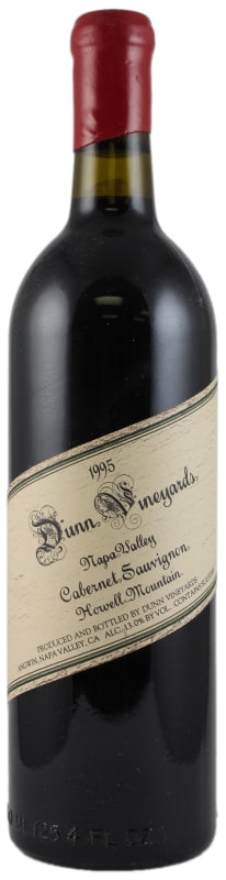 Dunn Howell Mountain Cabernet Sauvignon 1995 Front Bottle Shot