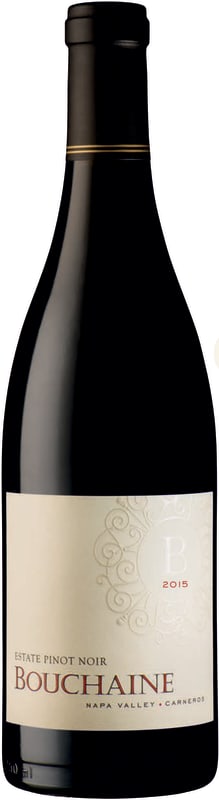 Bouchaine Estate Pinot Noir 2015 Front Bottle Shot