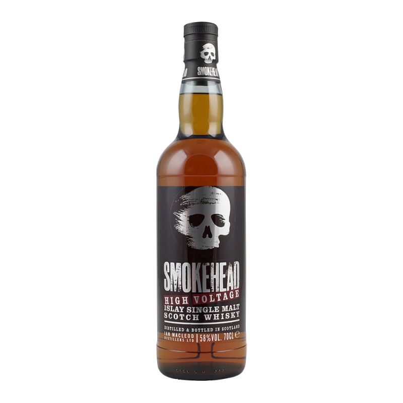 Smokehead High Voltage Islay Single Malt Scotch Whisky Front Bottle Shot