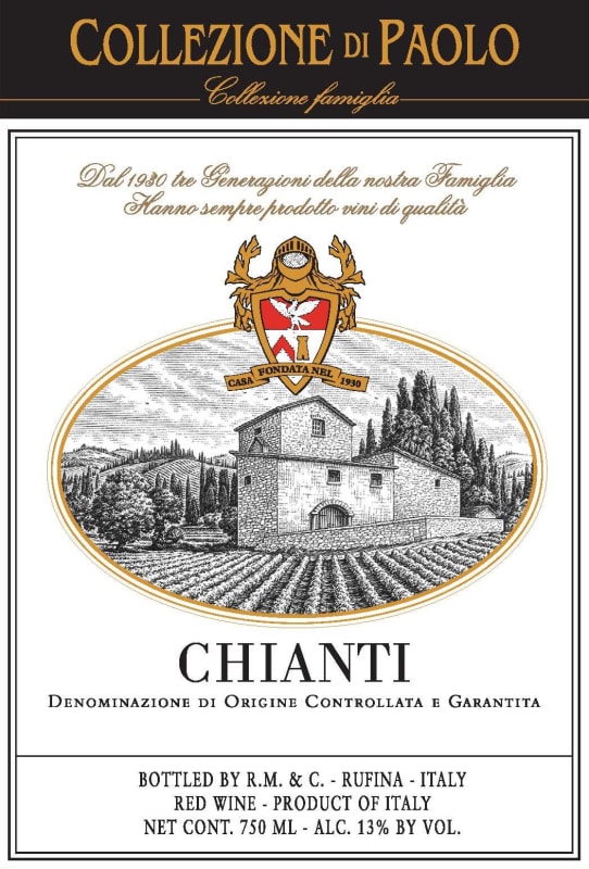 Collezione di Paolo Chianti 2016 Front Label