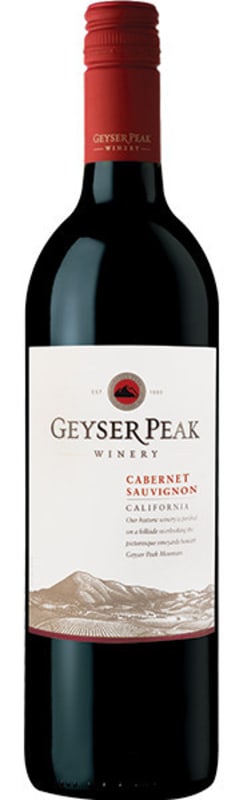 Geyser Peak Cabernet Sauvignon 2015 Front Bottle Shot