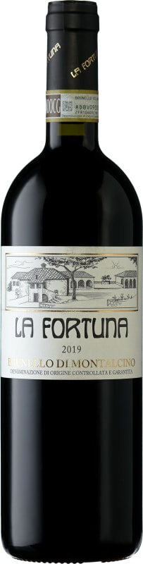 La Fortuna Brunello di Montalcino 2019 Front Bottle Shot