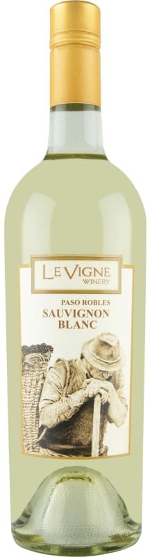 Le Vigne Winery Paso Robles Sauvignon Blanc 2019 Front Bottle Shot