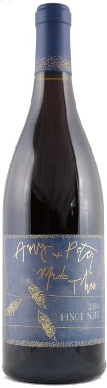Black Sheep Finds Amy and Peter Made This Pinot Noir 2014 Front Bottle Shot