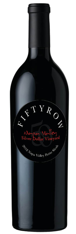 Fiftyrow Vineyards Silver Dollar Petite Sirah 2018 Front Bottle Shot