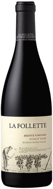 La Follette Heintz Vineyard Pinot Noir 2019 Front Bottle Shot