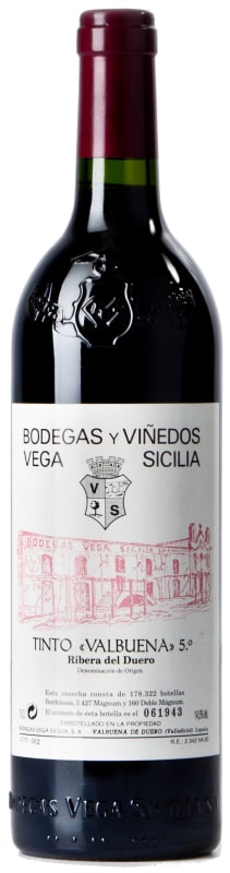 Tempos Vega Sicilia Valbuena 5 2014 Front Bottle Shot