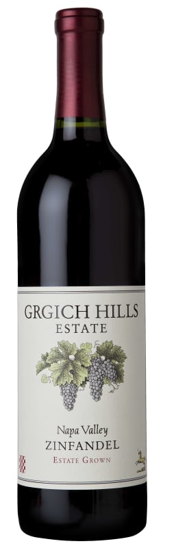 Grgich Hills Estate Zinfandel 2014 Front Bottle Shot