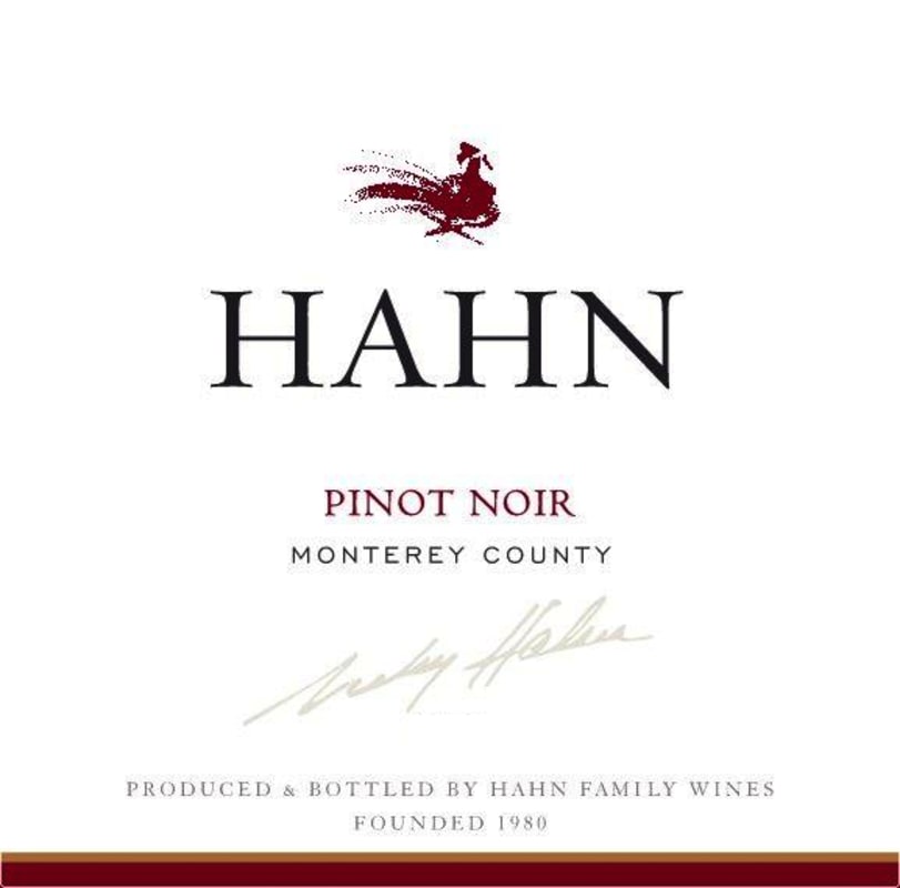 Hahn Founder's Pinot Noir (375ML half-bottle) 2018 Front Label