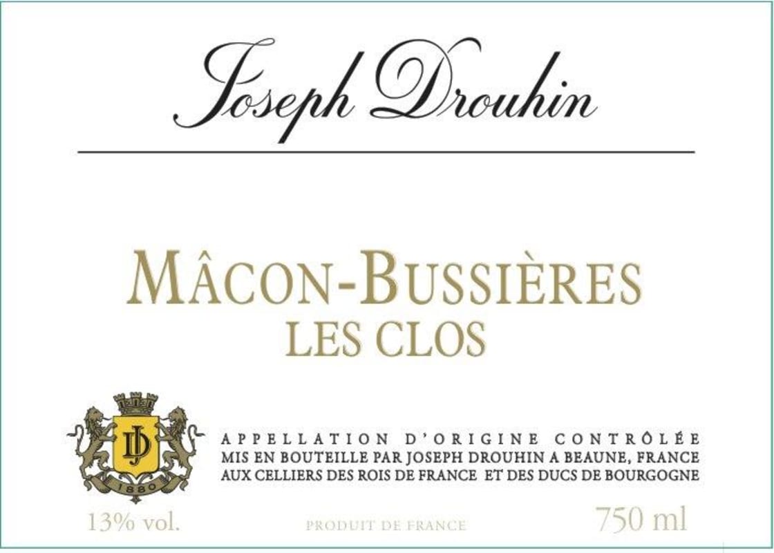 Joseph Drouhin Macon-Bussieres Les Clos 2014 Front Label