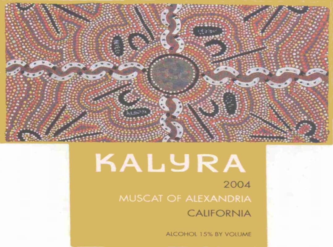 Kalyra Winery Muscat Of Alexandria 2004 Front Label