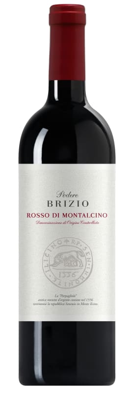 Podere Brizio Rosso di Montalcino 2020 Front Bottle Shot