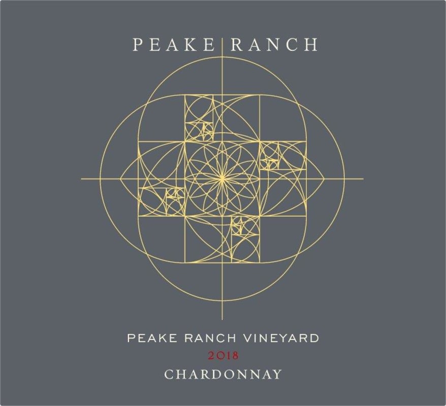Peake Ranch Peake Ranch Vineyard Chardonnay 2018 Front Label
