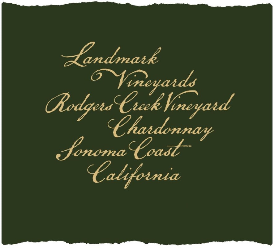 Landmark Rodgers Creek Vineyard Chardonnay 2013 Front Label