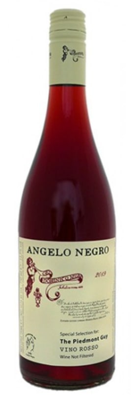 Angelo Negro Unfiltered Vino Rosso 2020 Front Bottle Shot