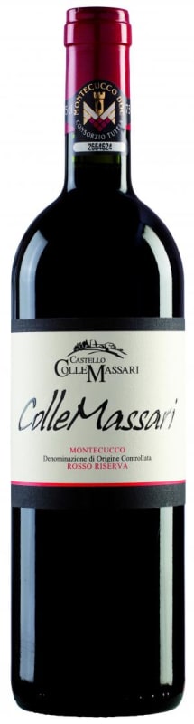 ColleMassari Montecucco Rosso Riserva 2019 Front Bottle Shot