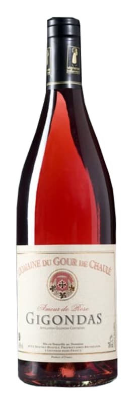 Domaine du Gour de Chaule Gigondas Rose 2016 Front Bottle Shot