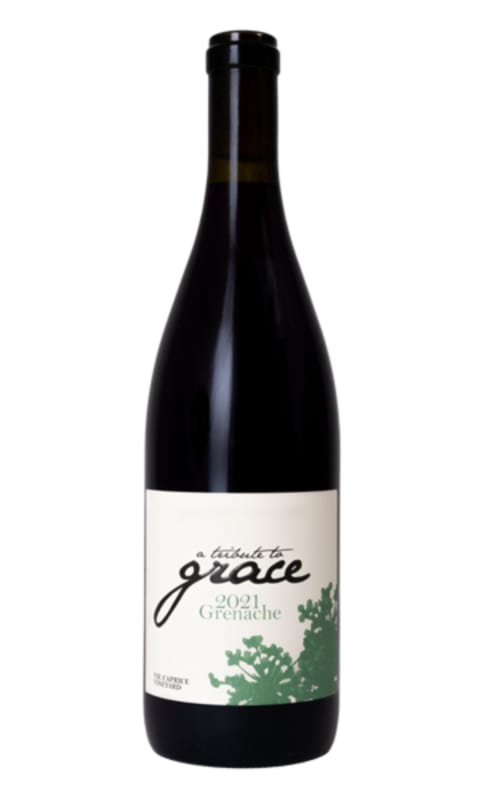 A Tribute to Grace Vie Caprice Vineyard Grenache 2021 Front Bottle Shot