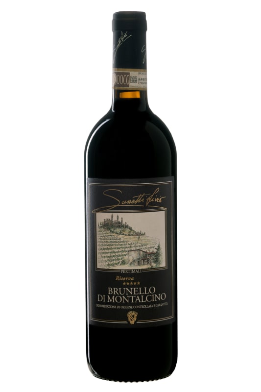 Livio Sassetti Brunello di Montalcino Pertimali Riserva 2012 Front Bottle Shot