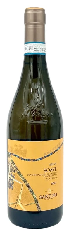 Sartori di Verona Soave Classico Sella 2023 Front Bottle Shot