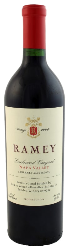 Ramey Larkmead Vineyard Cabernet Sauvignon 2006 Front Bottle Shot