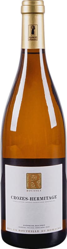 Domaine Rousset Crozes-Hermitage Blanc 2022 Front Bottle Shot