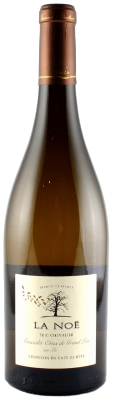 Eric Chevalier La Noe Muscadet Cotes de Grand Lieu Sur Lie 2018 Front Bottle Shot