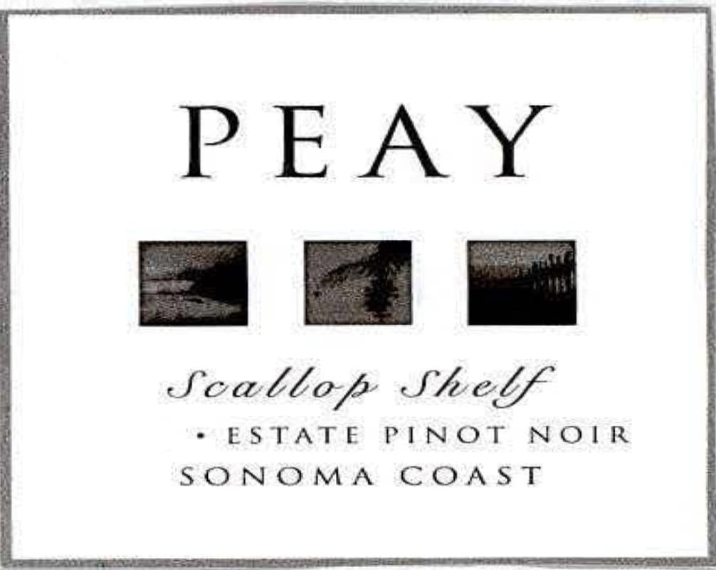 Peay Vineyards Scallop Shelf Estate Pinot Noir (375ML half-bottle) 2019 Front Label