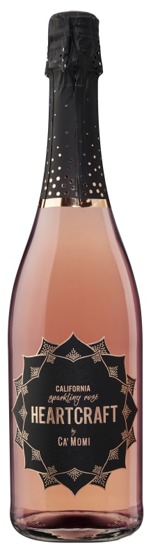 Ca' Momi Winery Heartcraft Sparkling Rose Front Bottle Shot