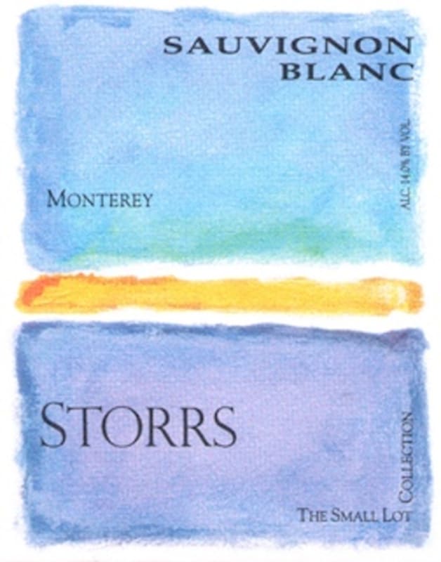 Storrs Monterey Sauvignon Blanc 2017 Front Label